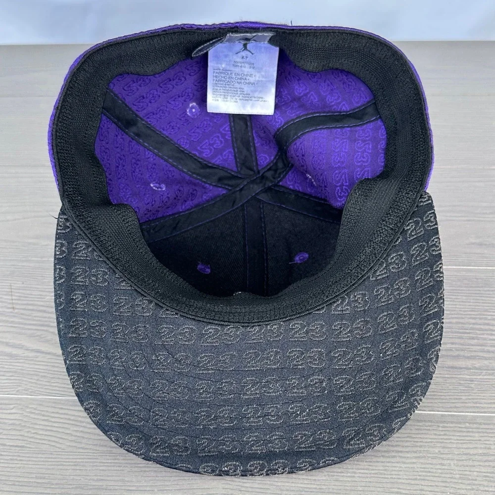 Jordan Kids Jumpman 23 Monogram Snapback Hat‎ Purple Black 4-7 1U81-610 312